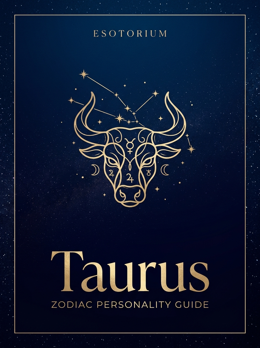 Taurus Zodiac Sign — Complete Personality Guide, Esotorium PDF cover