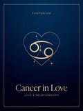 Cancer in Love & Relationships, Esotorium PDF cover
