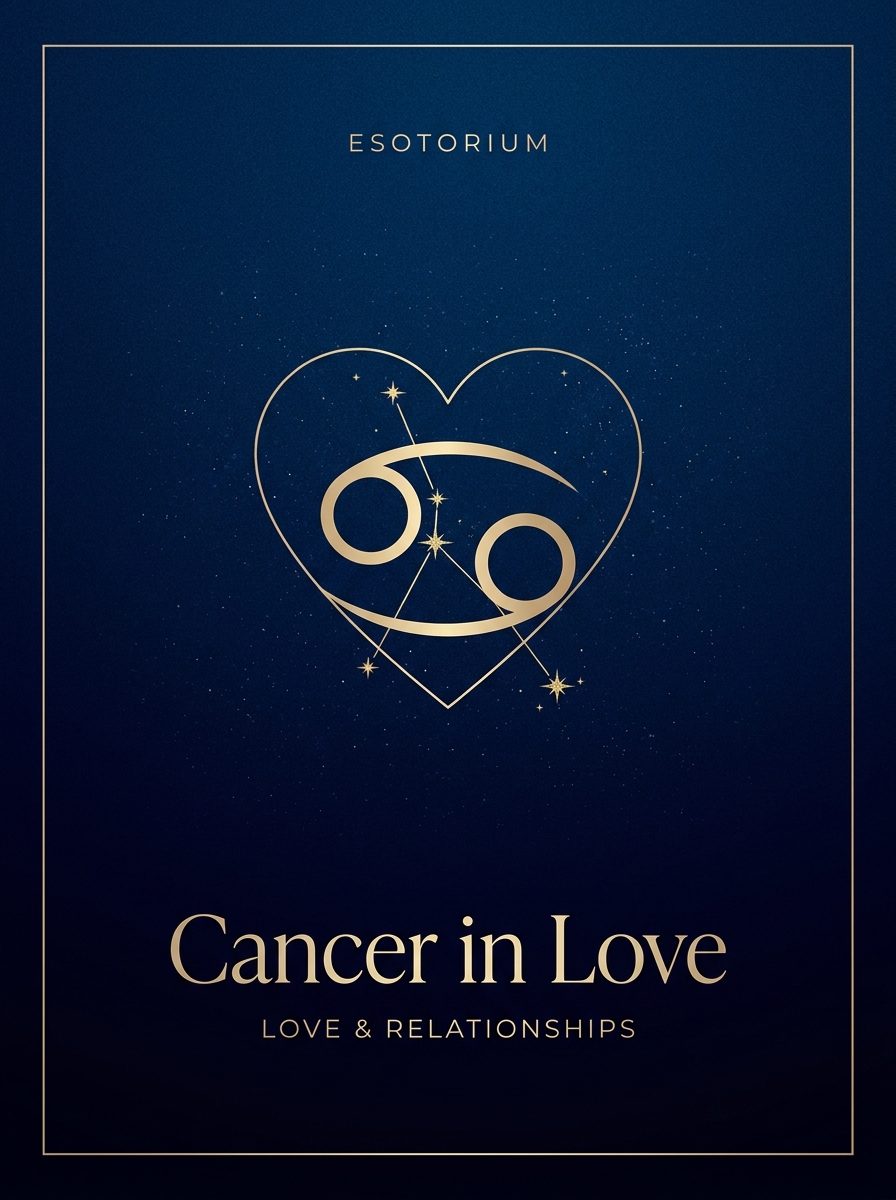 Cancer in Love & Relationships, Esotorium PDF cover