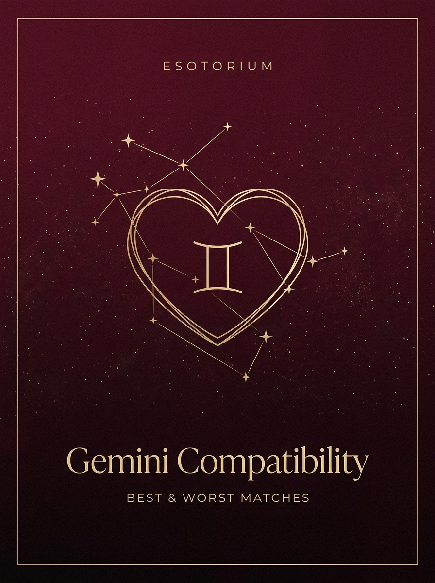 Gemini Compatibility — Best & Worst Matches, Esotorium PDF cover