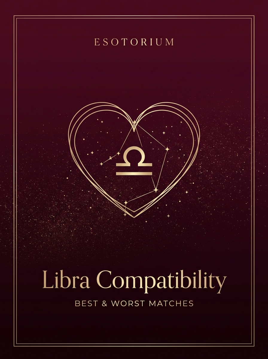 Libra Compatibility — Best & Worst Matches, Esotorium PDF cover