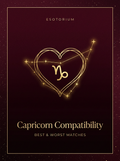Capricorn Compatibility — Best & Worst Matches, Esotorium PDF cover