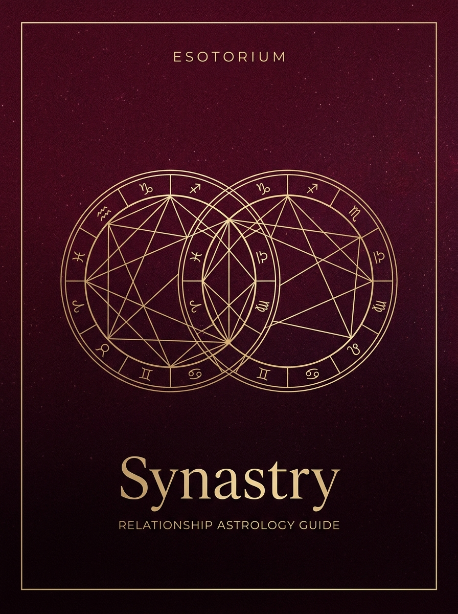 How to Read a Synastry Chart — Relationship Astrology Guide, Esotorium PDF cover