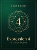 Expression Number 4 — Meaning & Talents, Esotorium PDF cover