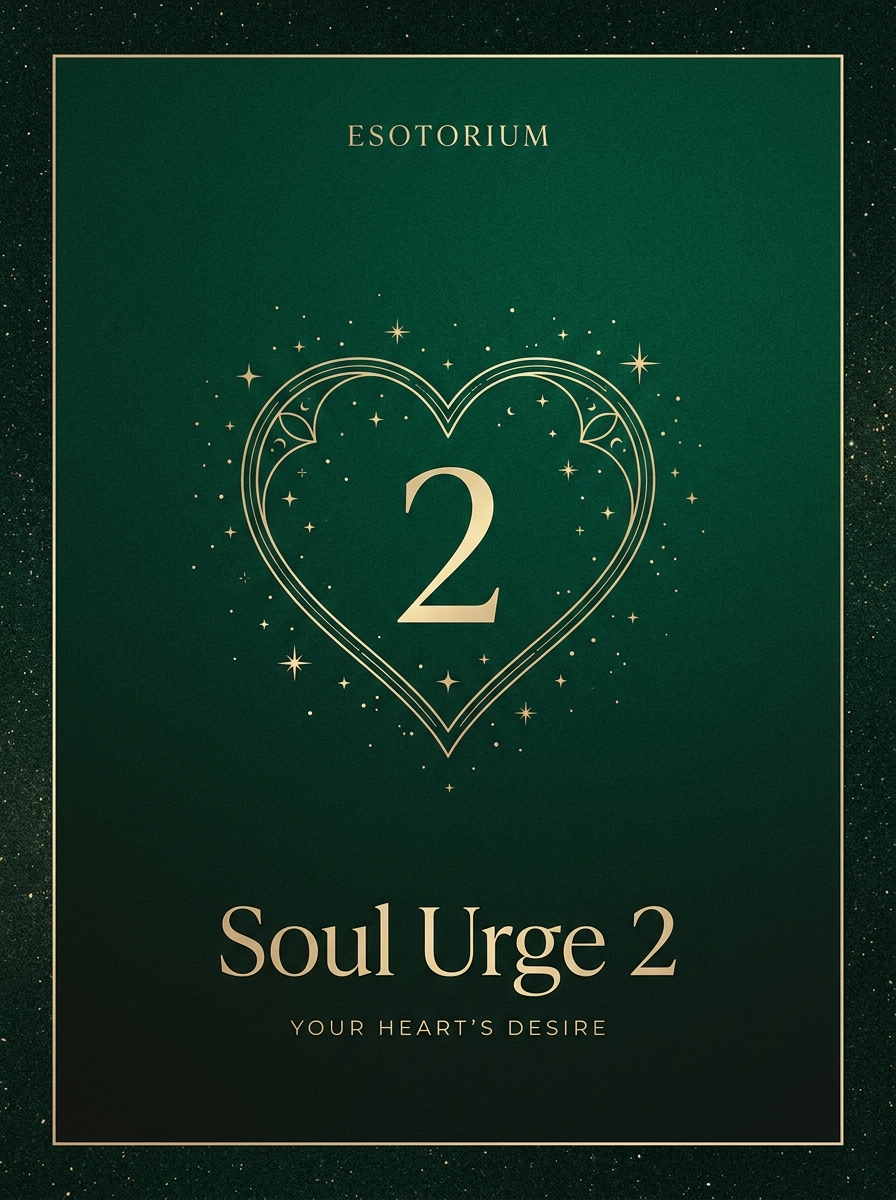 Soul Urge Number 2 — Your Heart's Desire, Esotorium PDF cover