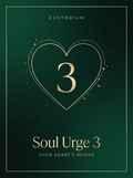 Soul Urge Number 3 — Your Heart's Desire, Esotorium PDF cover