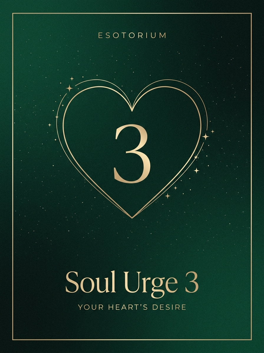 Soul Urge Number 3 — Your Heart's Desire, Esotorium PDF cover