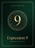 Expression Number 9 — Meaning & Talents, Esotorium PDF cover
