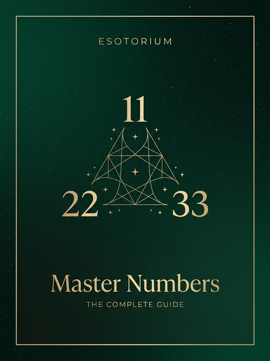 Master Numbers 11, 22 & 33 — The Complete Guide, Esotorium PDF cover