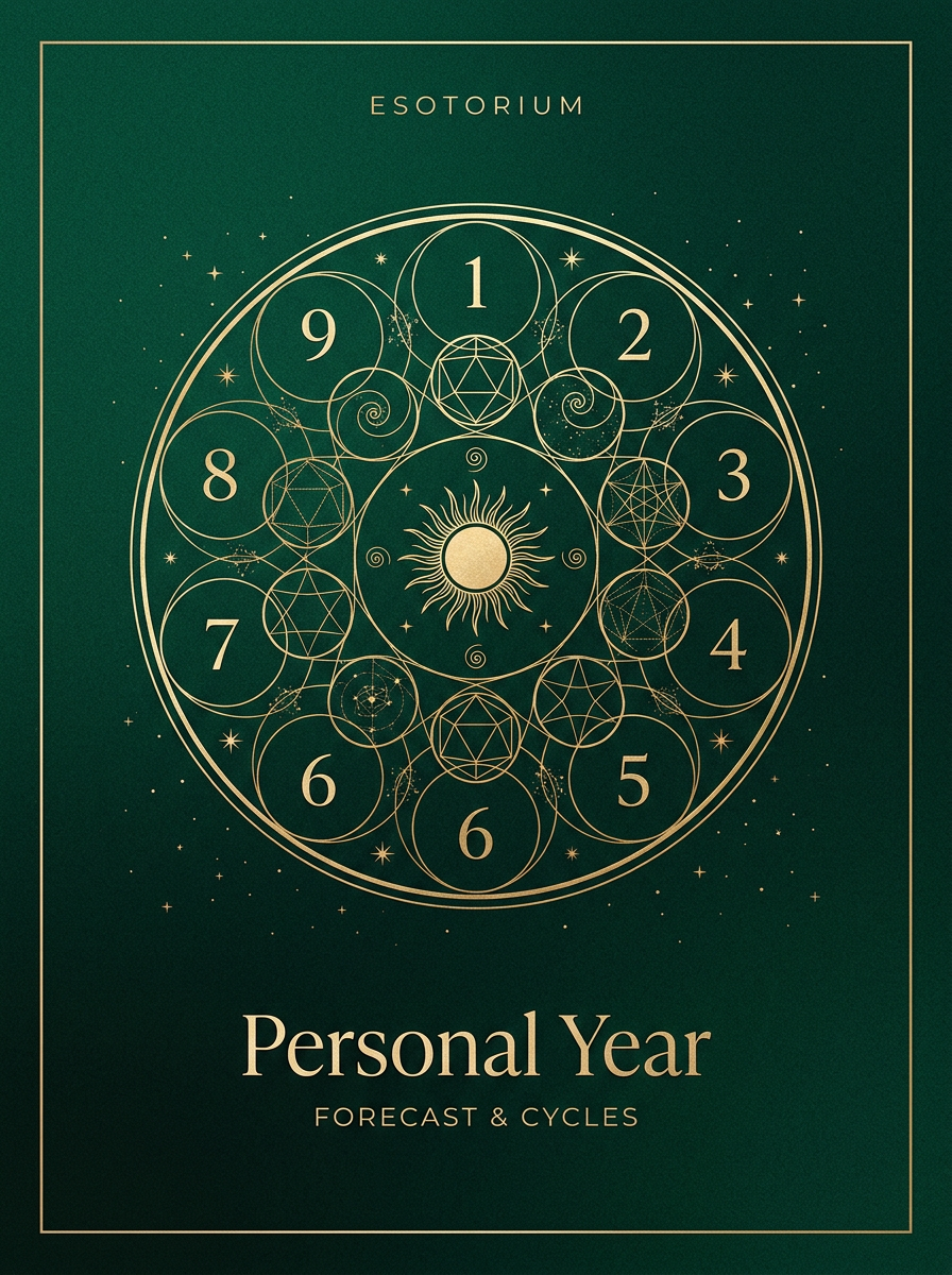Your Personal Year Number — Forecast & Cycles, Esotorium PDF cover