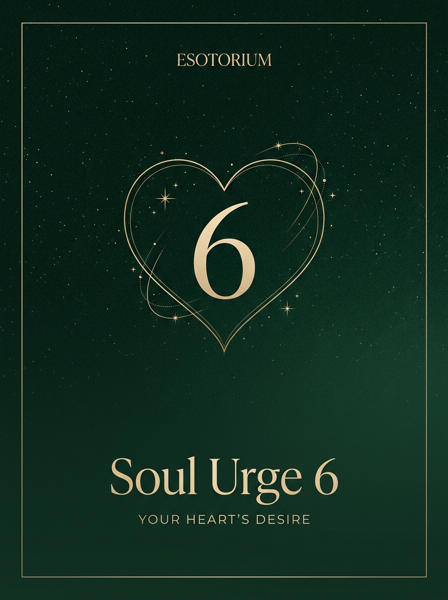 Soul Urge Number 6 — Your Heart's Desire, Esotorium PDF cover
