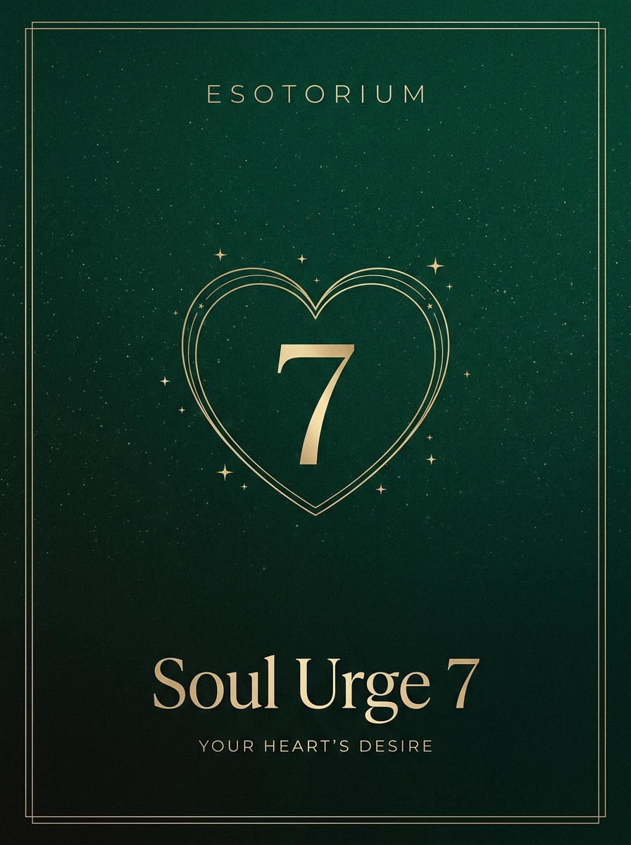 Soul Urge Number 7 — Your Heart's Desire, Esotorium PDF cover