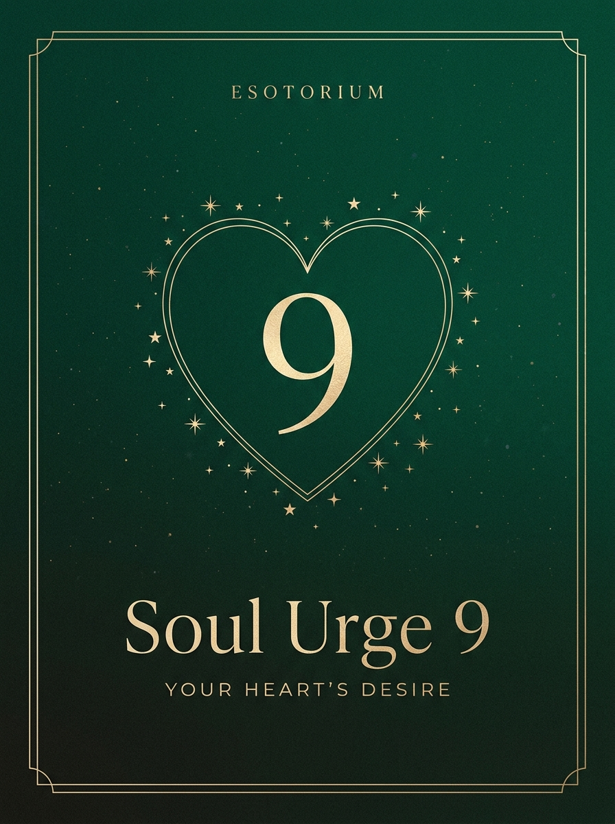 Soul Urge Number 9 — Your Heart's Desire, Esotorium PDF cover