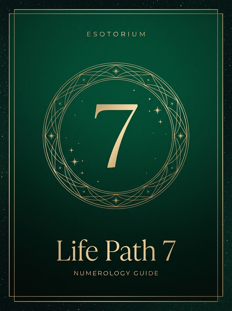 Life Path Number 7 — Full Meaning Guide, Esotorium PDF cover