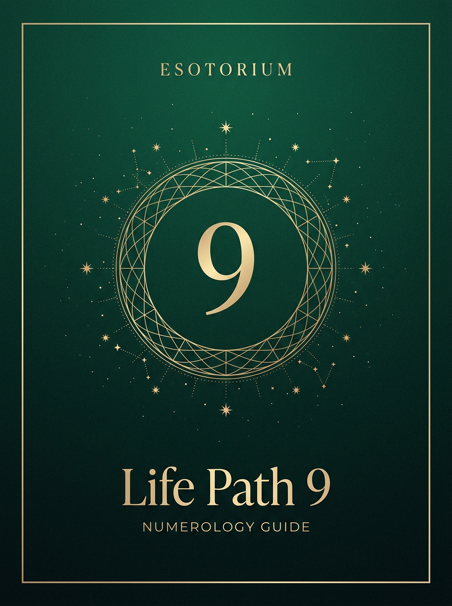 Life Path Number 9 — Full Meaning Guide, Esotorium PDF cover