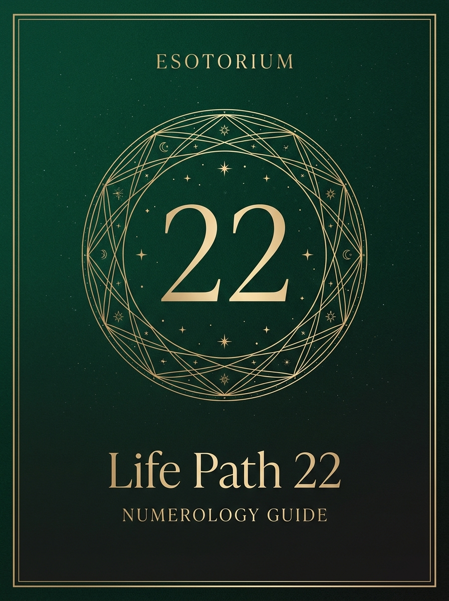Life Path Number 22 — Full Meaning Guide, Esotorium PDF cover