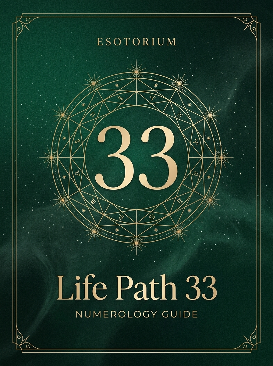 Life Path Number 33 — Full Meaning Guide, Esotorium PDF cover