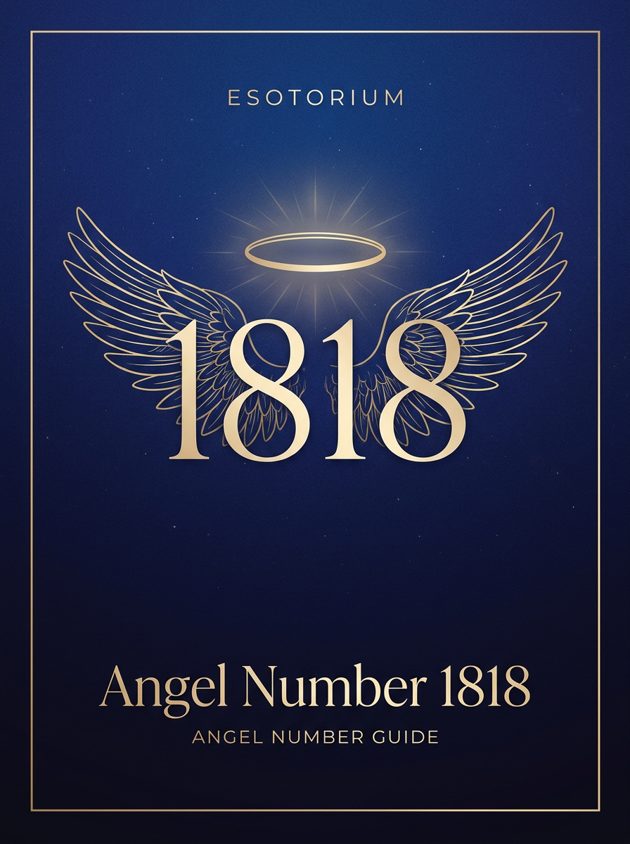 Angel Number 1818 — Meaning in Love, Money & Life — Esotorium PDF cover