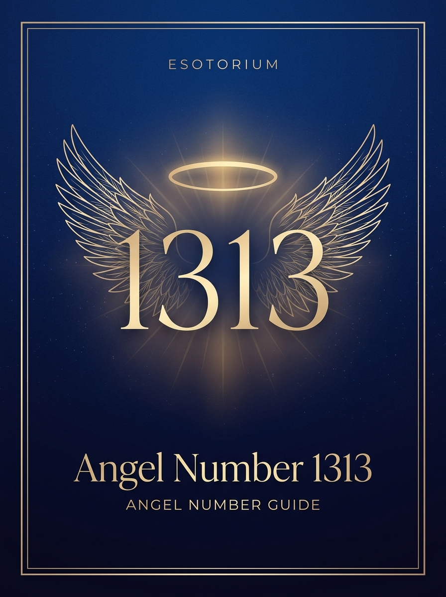 Angel Number 1313 — Meaning in Love, Money & Life — Esotorium PDF cover