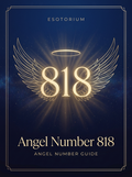 Angel Number 818 — Meaning in Love, Money & Life — Esotorium PDF cover