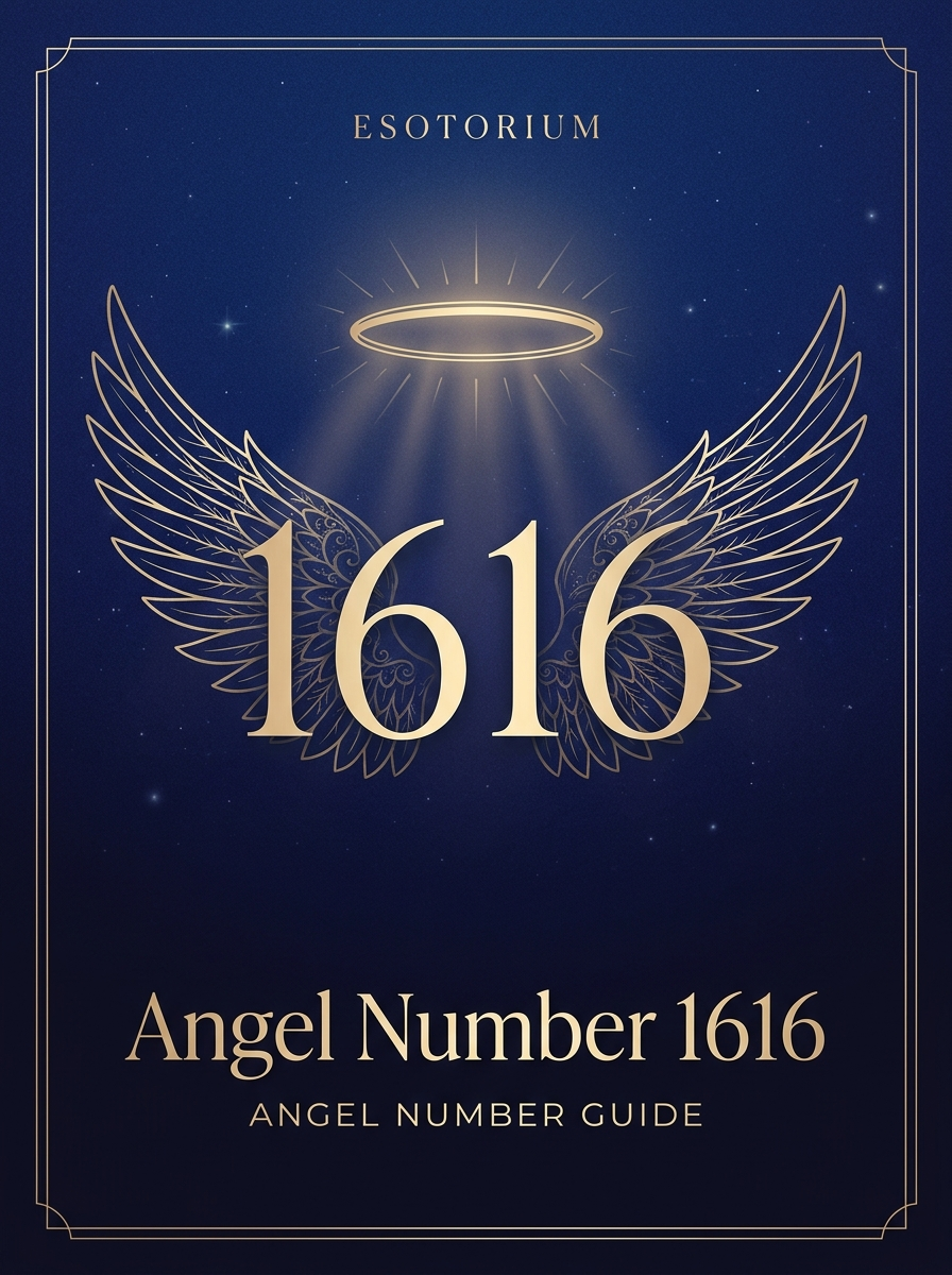 Angel Number 1616 — Meaning in Love, Money & Life — Esotorium PDF cover