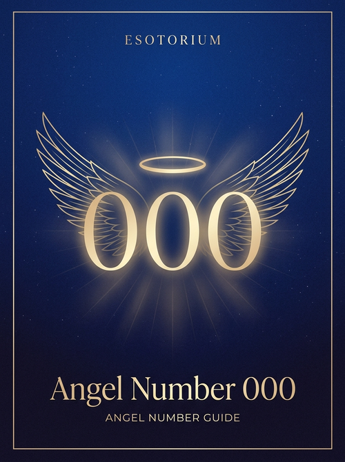 Angel Number 000 — Meaning in Love, Money & Life — Esotorium PDF cover