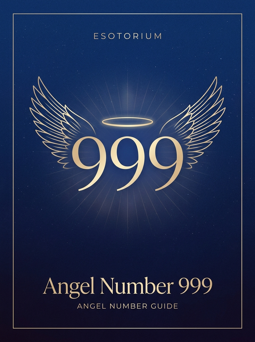Angel Number 999 — Meaning in Love, Money & Life — Esotorium PDF cover