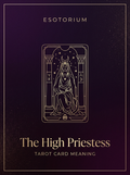 The High Priestess — Tarot Card Meaning — Esotorium PDF cover