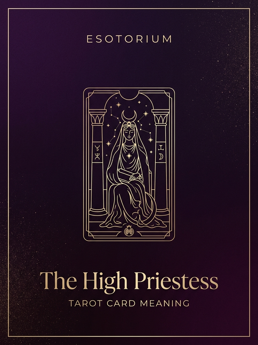 The High Priestess — Tarot Card Meaning — Esotorium PDF cover