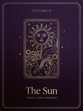 The Sun — Tarot Card Meaning (Upright & Reversed) — Esotorium PDF cover
