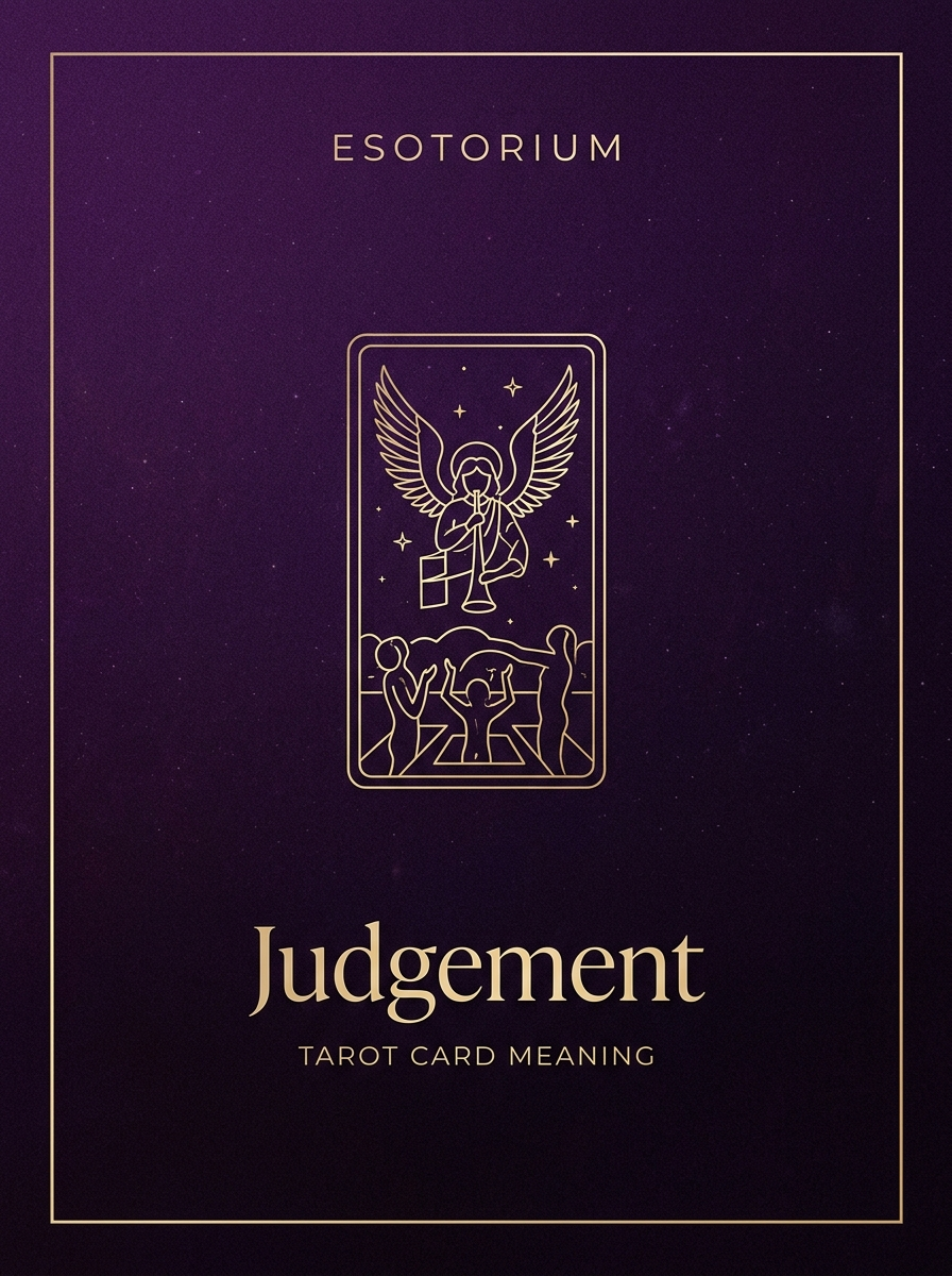 Judgement — Tarot Card Meaning (Upright & Reversed) — Esotorium PDF cover
