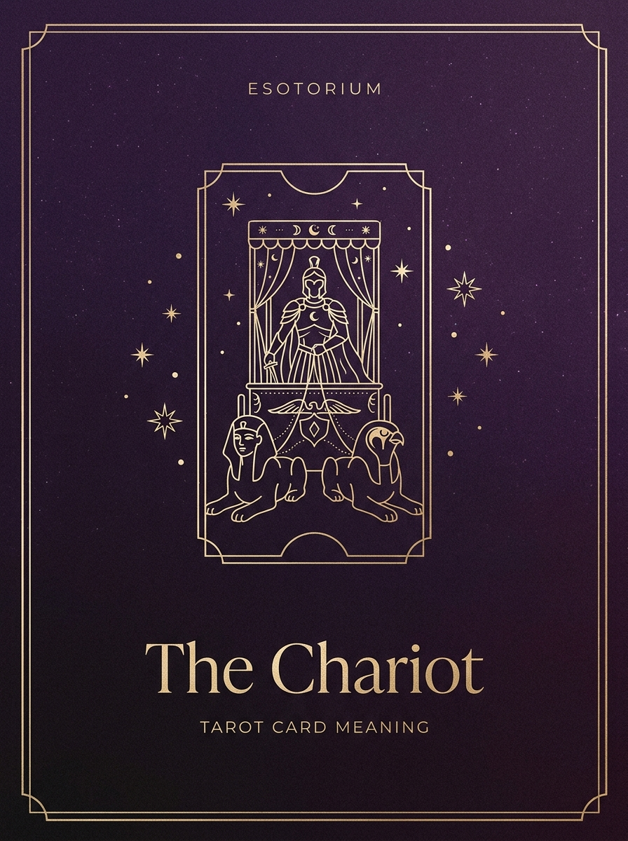 The Chariot — Tarot Card Meaning — Esotorium PDF cover