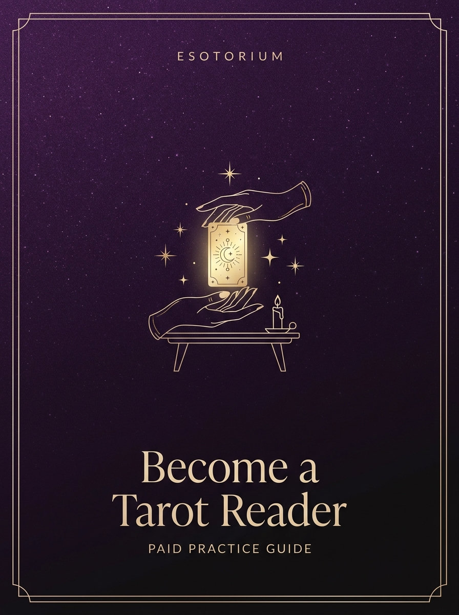 Become a Tarot Reader — Build a Paid Practice — Esotorium PDF cover
