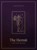 The Hermit — Tarot Card Meaning — Esotorium PDF cover