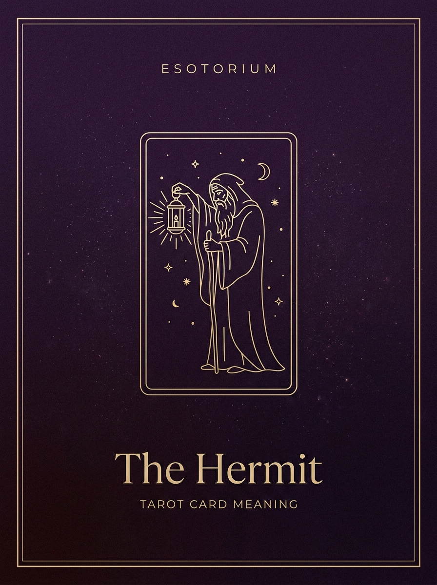 The Hermit — Tarot Card Meaning — Esotorium PDF cover
