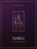 Justice — Tarot Card Meaning — Esotorium PDF cover