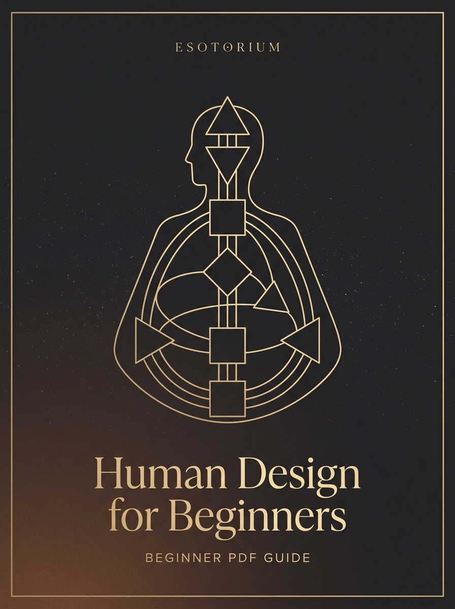 Human Design for Beginners — Decode Your Chart — Esotorium PDF cover