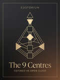 The 9 Centres in Human Design — Defined vs Open — Esotorium PDF cover
