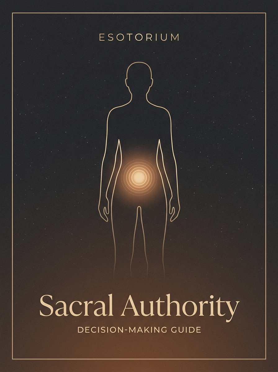 Sacral Authority — How to Make Decisions — Esotorium PDF cover