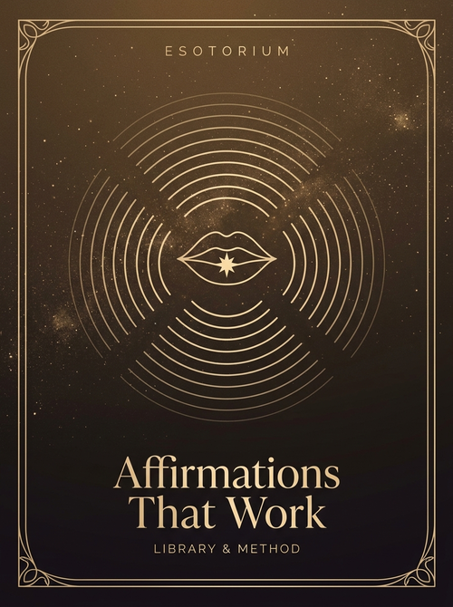 Affirmations That Actually Work — Library & Method — Esotorium PDF cover