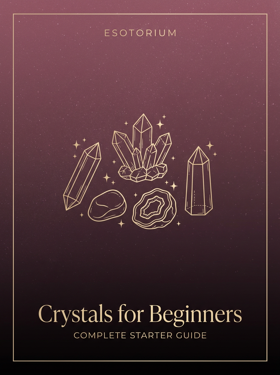 Crystals for Beginners — Complete Starter Guide — Esotorium PDF cover