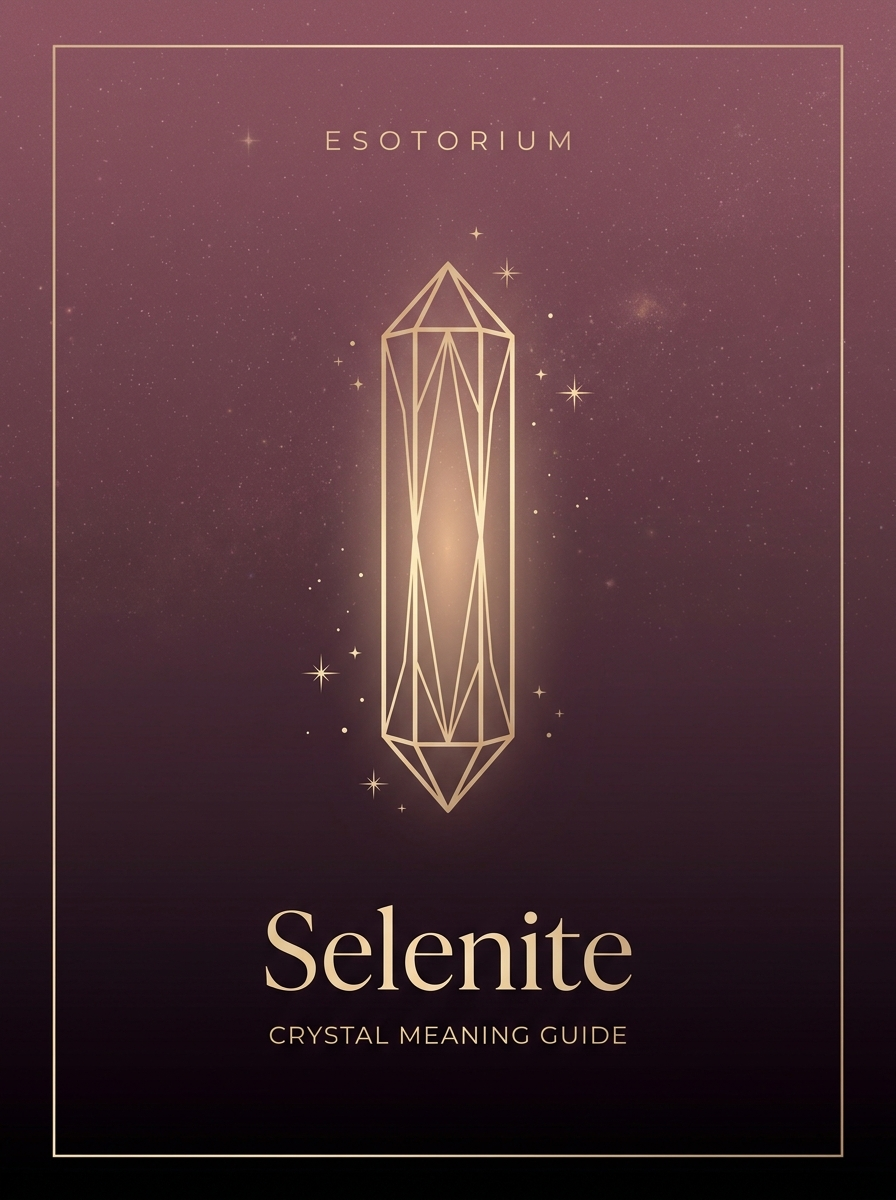 Selenite — Meaning, Uses & Healing Properties — Esotorium PDF cover