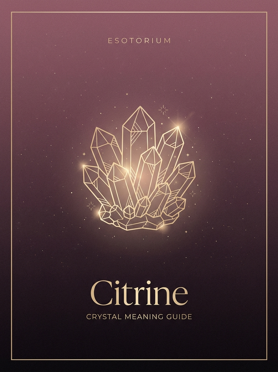 Citrine — Meaning, Uses & Healing Properties — Esotorium PDF cover