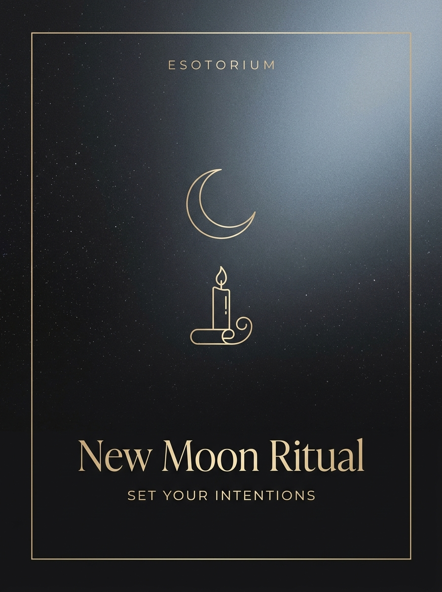 New Moon Ritual Guide — Set Powerful Intentions, Esotorium PDF cover