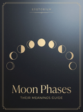Moon Phases & Their Meanings — Live by the Lunar Cycle, Esotorium PDF cover