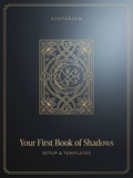 Your First Book of Shadows — Setup & Templates, Esotorium PDF cover