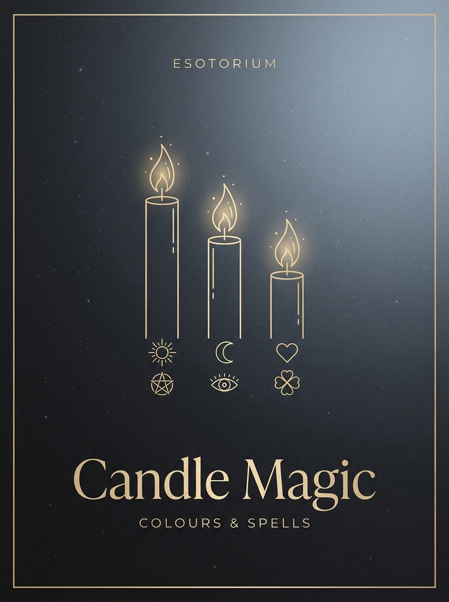 Candle Magic for Beginners — Colours & Spells, Esotorium PDF cover
