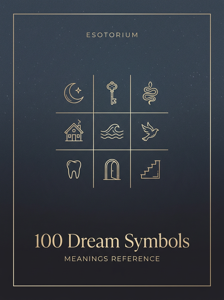 100 Common Dream Symbols & Their Meanings — Esotorium PDF cover