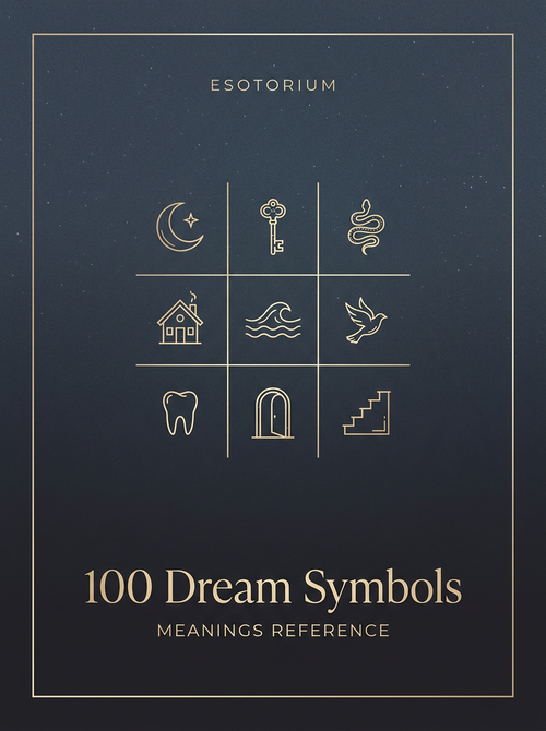 100 Common Dream Symbols & Their Meanings — Esotorium PDF cover