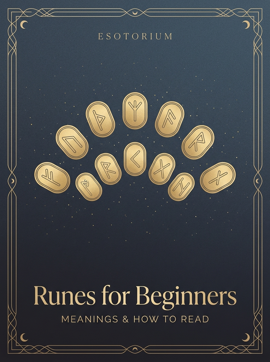 Runes for Beginners — Meanings & How to Read — Esotorium PDF cover